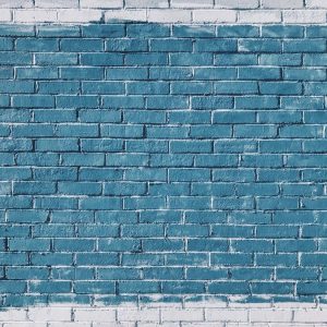 Blue Brick Wall